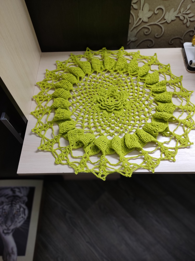 Салфетка Каприз!крючком.