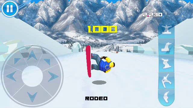 Avalanche Snowboarding [mobile touch game] смотреть онлайн