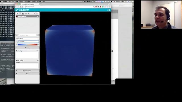 Using ParaViewWeb for 3D Visualization & Data Analysis in a Web Browser смотреть онлайн