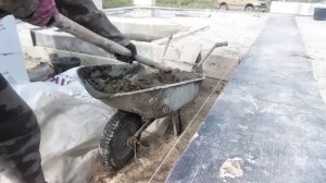 Первый ряд газоблока часть 2.Раствор для кладки газобетона.