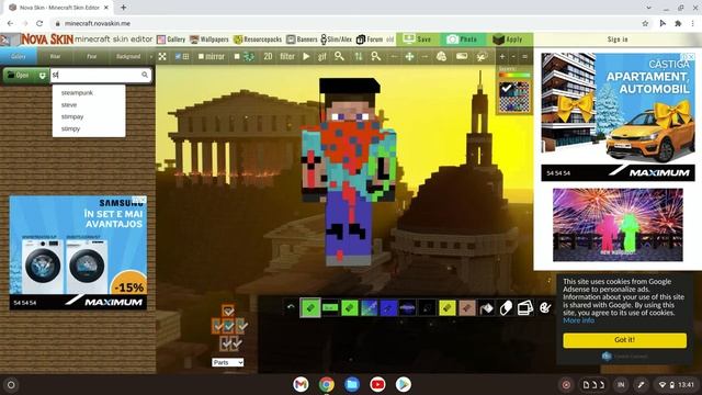 как поставить скин на Pojav Launcher