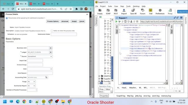 Oracle Fusion 139 : How to submit Payable import program by using SOAP Web service смотреть онлайн