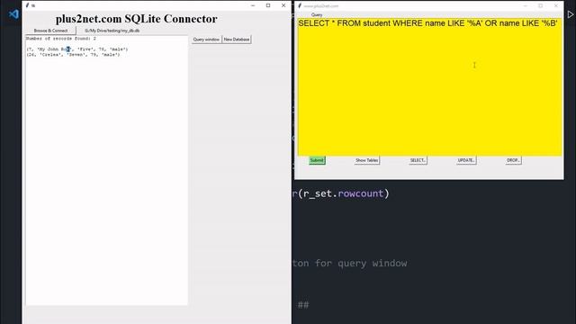 20 SELECT queries with WHERE BETWEEN AND OR IN LIKE commands to get data from SQLite database смотреть онлайн
