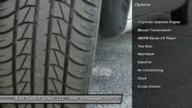 2000 Volkswagen Golf Gl Saint Petersburg FL 33709 смотреть онлайн