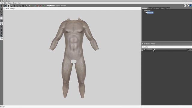 Reference project from minimum weight to maximum weight (OutfitStudio) смотреть онлайн