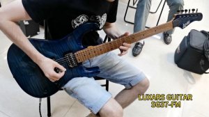 NEW LUXARS Electric Guitar S-G37 sound test.