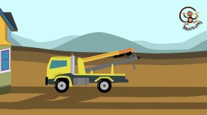 Мультфильм про стройку. Строим дом. (Все серии сразу)