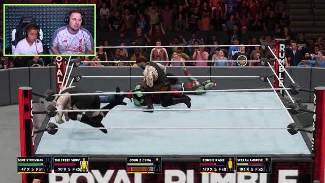 ZOMBIE WWE SUPERSTARS ROYAL RUMBLE WWE 2K18 смотреть онлайн