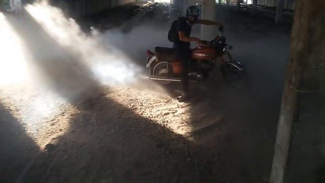 Рисую круги ИЖ ЮПИТЕР 5