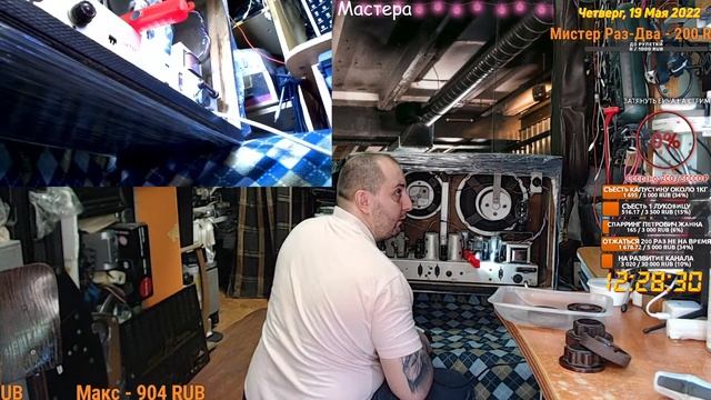 Ремонт лампового приёмника МИР-152, общее описание проделанных работ и сборка в корпус смотреть онлайн