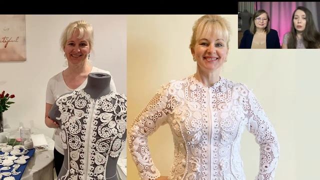 Финальный эфир марафона. Как связать жакет в технике Ирландского кружева. Презентация мастер-класса смотреть онлайн