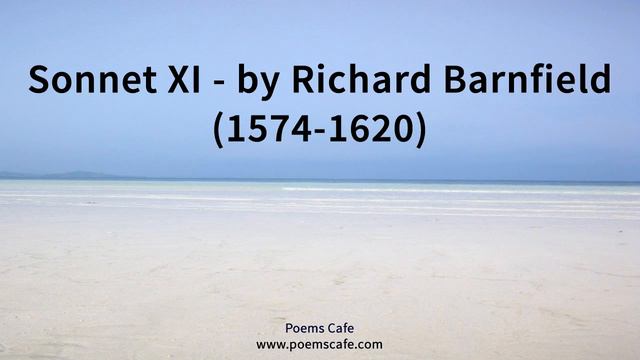 Sonnet Xi by Richard Barnfield 1574 1620 смотреть онлайн