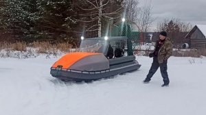 Тест драйв Аэролодки ЛАНИ перед отправкой заказчику