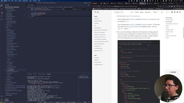 Setup a React project to push changes to GitHub and Netlify. | Scrimba смотреть онлайн