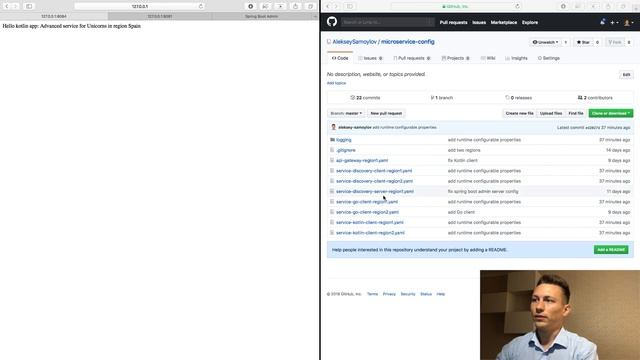 Spring Cloud Tutorial. Part 7. Runtime configuration refresh. смотреть онлайн