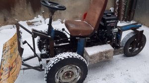 СКРЕБОК для снега. Как сделан.