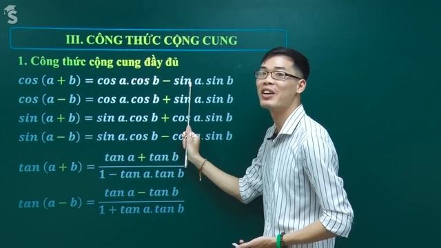 Mẹo học thuộc Công thức lượng giác dễ dàng nhanh chóng - P1 | Toán 11 mới | Thầy Nguyễn Công Chính смотреть онлайн