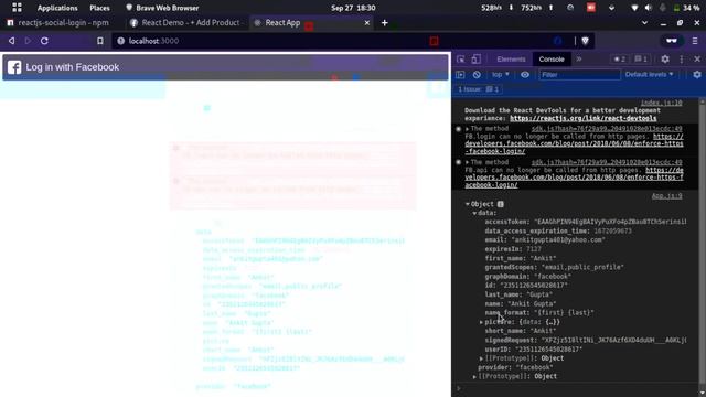 How To Implement Login With Facebook In React | Fix It With Ankit смотреть онлайн