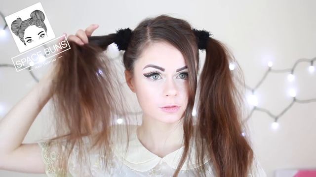 ♡ How to make Space Buns Tutorial | Star Wars Princess Leia Inspired | Sue Rose ♡ смотреть онлайн