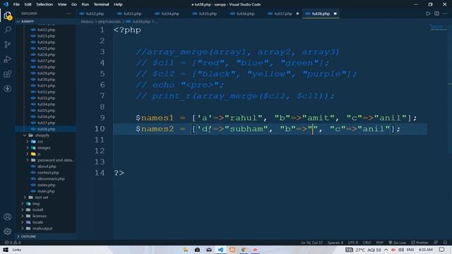 Array_merge And Array_merge_recursive Function || PHP || EXCELLENT CODE WITH AJ смотреть онлайн