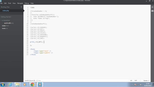Php Tutorial - $ GET, query strings and forms смотреть онлайн
