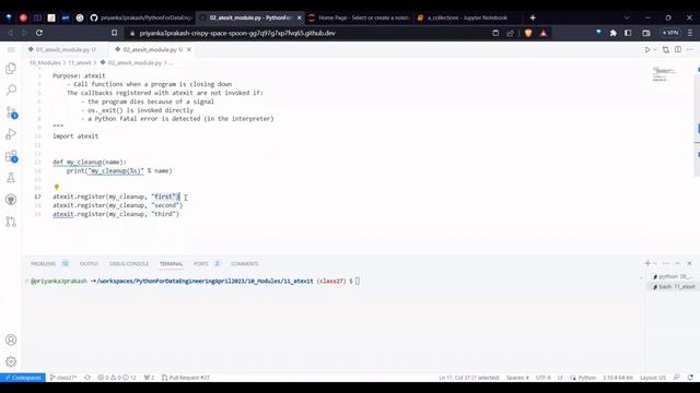 class28 Modules - collections, atexit, random смотреть онлайн