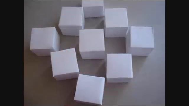 How to make the origami moving cubes смотреть онлайн