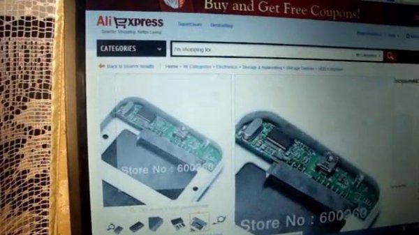 Внешний жесткий диск из ноутбучного IDE 2,5 HDD