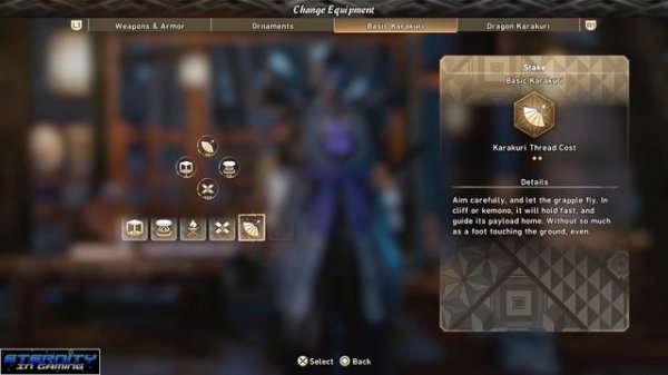 Equip yourself with a spring and stake - Wild Hearts