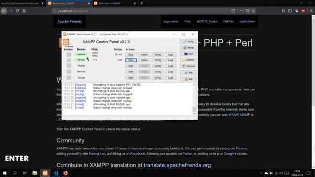 XAMPP: Jak stworzyć wirtualny host - ustawianie domen смотреть онлайн