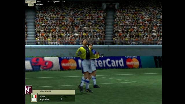 FIFA 99 Gameplay - italia argentina - 3dfx Voodoo 2 SLI смотреть онлайн