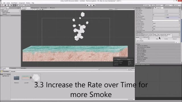 UNITY3D PARTICLE SYSTEM 001: 2D SMOKE смотреть онлайн