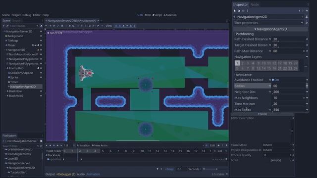 New Navigation in Godot 3.5: Avoiding Obstacles смотреть онлайн