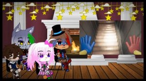 Fnaf security breach react to poppy playtime {gacha club}