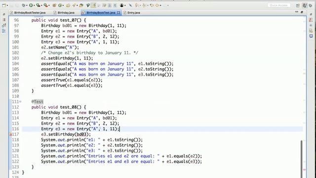 Java Tutorial Birthday Book App 08 смотреть онлайн