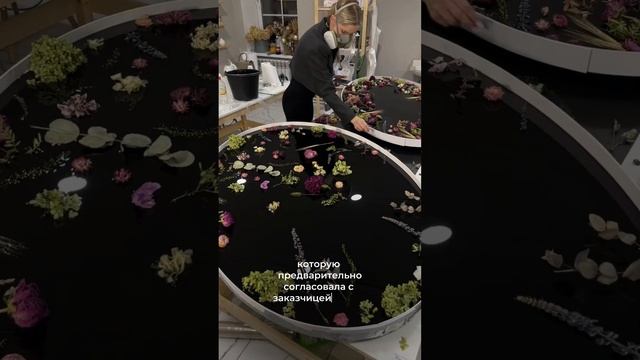 Новый овальный стол из эпоксидной смолы с цветами?хотите увидеть результат? смотреть онлайн