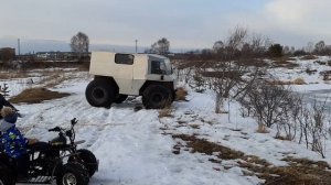 Самодельный болотоход Виктора