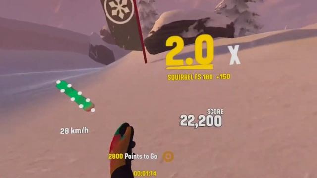 Carve snowboarding for Oculus Quest 2 is so fun смотреть онлайн