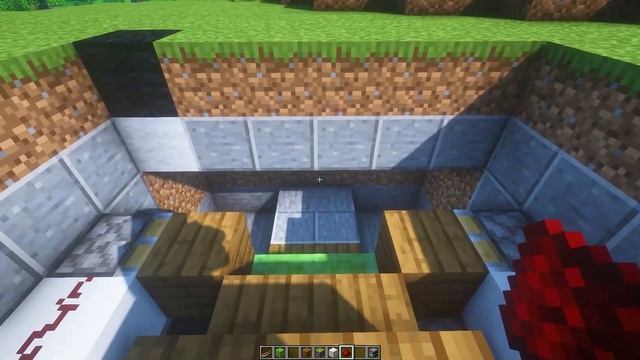 Easy 2 Wide Hidden Staircase in Minecraft Survival! смотреть онлайн