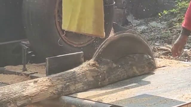 Serkel Rakitan Membelah Kayu Jati