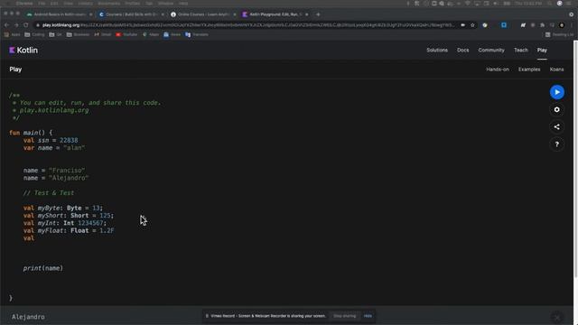 Kotlin Programming Fundamentals Tutorial | Variables and Datatypes | Google Developers Program смотреть онлайн