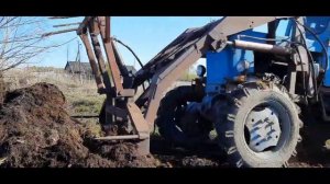 работа вилами как подключить цилиндр т-40 с куном