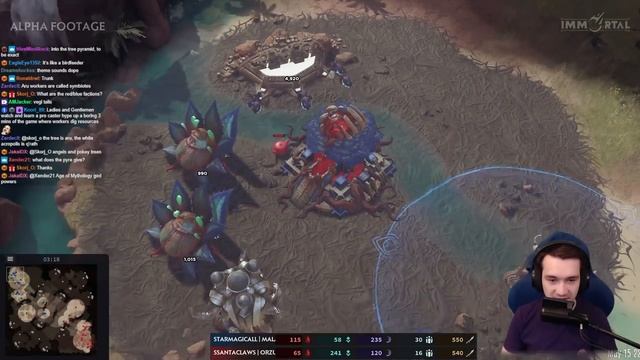 SC2 Inspired NEW RTS?! ALPHA Gameplay || Immortal: Gates of Pyre смотреть онлайн
