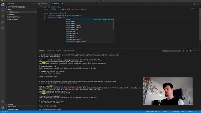 How to generate PDF with PDFTron PDFNet Node.js SDK смотреть онлайн