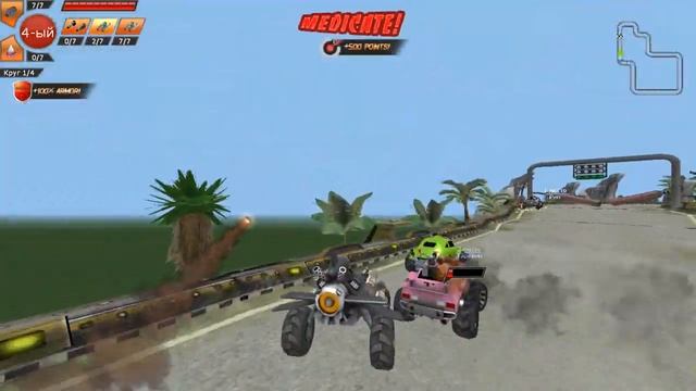 Motor Rock на Intel HD graphics 4400, игра и запись Bandicam. смотреть онлайн