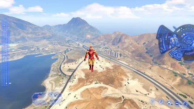 Multiverse Can Sun God Save Franklin Shinchan Ironman in GTA5 #6 смотреть онлайн