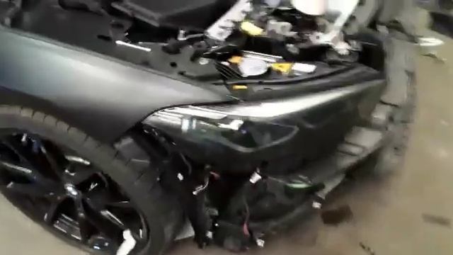 Новинка!!!Оклейка автомобиля BMW 8M 2019 серой матовой пленкой в Авто Ателье АврорА в Спб смотреть онлайн