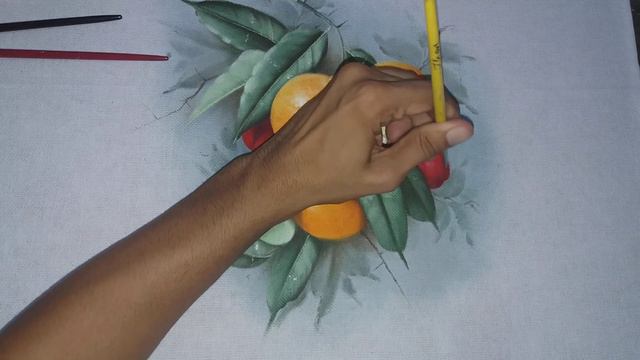 Como Pintar ACEROLAS - Pintura Em Tecido