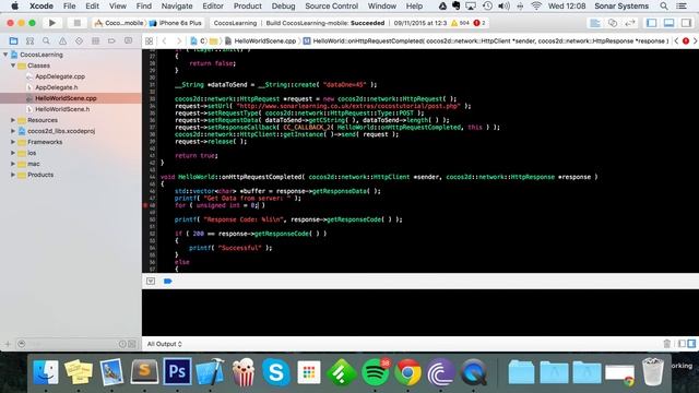 Cocos2d-x C++ Networking | POST Request and Send Data смотреть онлайн