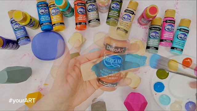 Easy Wood Crafts! | Wood Stacking Blocks - Tumi Ishi | Acrylic Painting Wood with DecoArt® смотреть онлайн